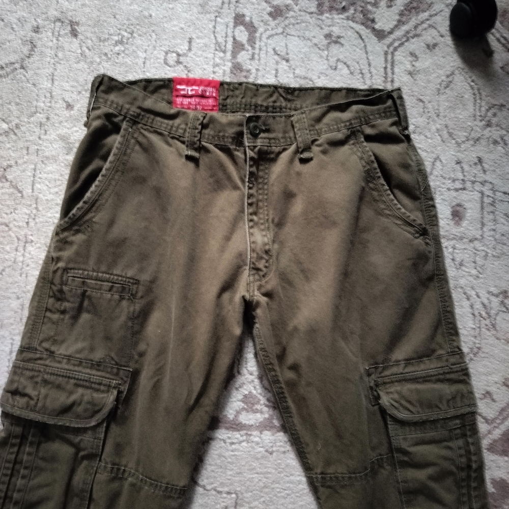 Jordan Craig Army Green Cargo Pants 34/32 - Picture 4 of 9